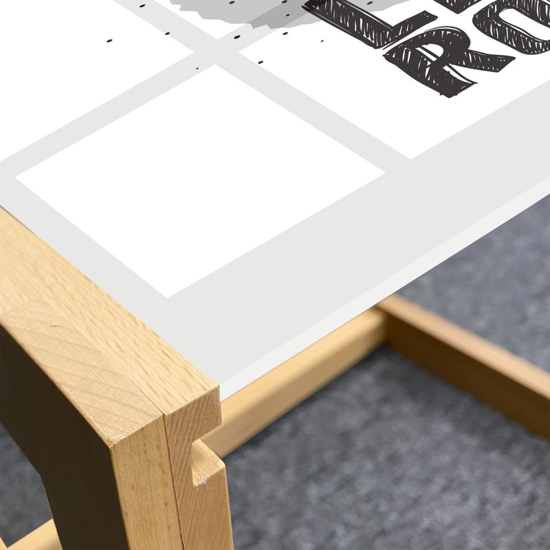Jaecion Sled Coffee Table, 62cm H x 74cm W x 40cm D