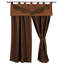 Wooded River Milady Valance Elegant Rustic Window Curtain Topper