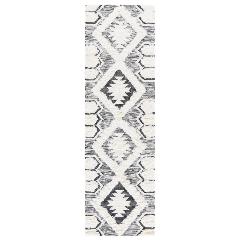 Southam Natura Hand Woven Wool Southwestern Rug, Runner 2'3" x 8'