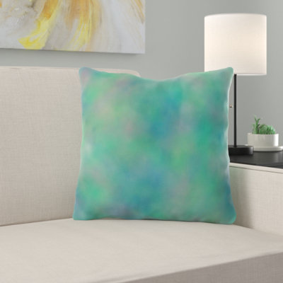Coussin décoratif mosaïque en carreaux