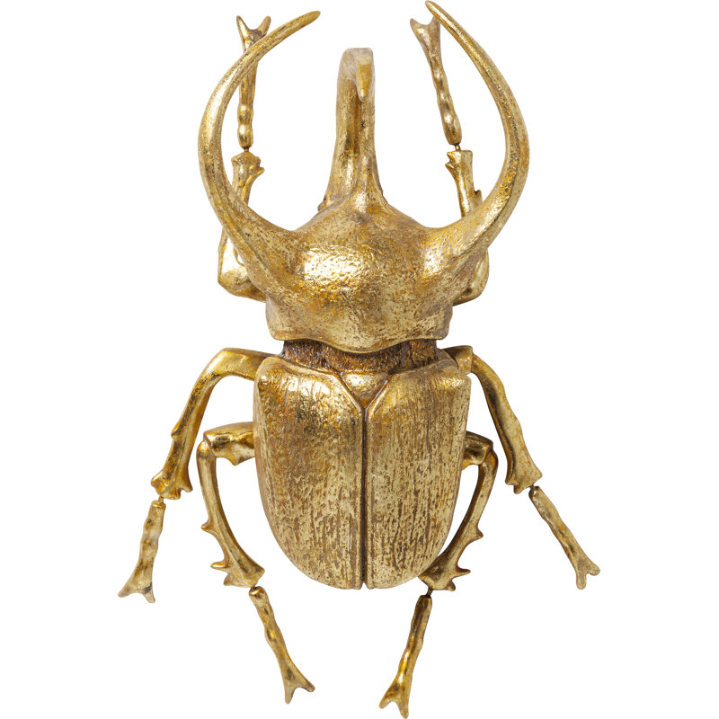 Wall Decoration Atlas Beetle, Gold