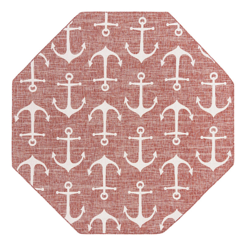 Indoor / Outdoor Rug, Octagon 7'10" x 7'10"