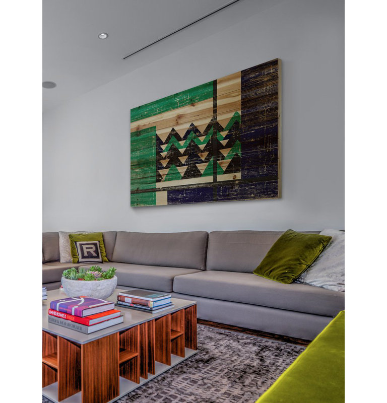 No Frame Print on Wood, 61cm H x 91cm W
