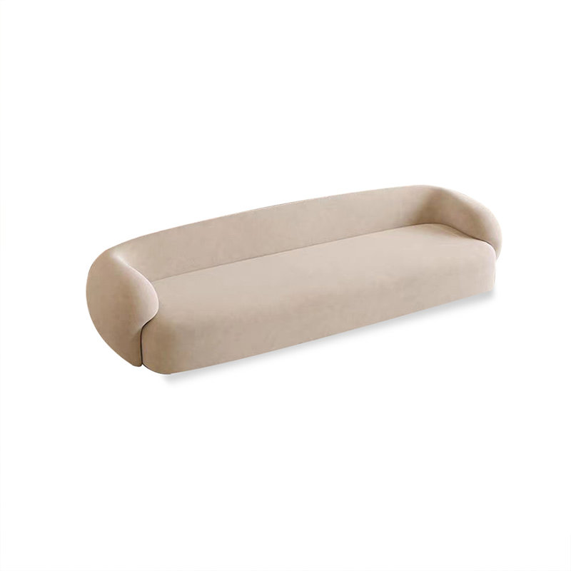 Banc rembourré beige, Beige