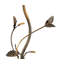 Antique Metal Leaf 59cm Table Lamp-240650541