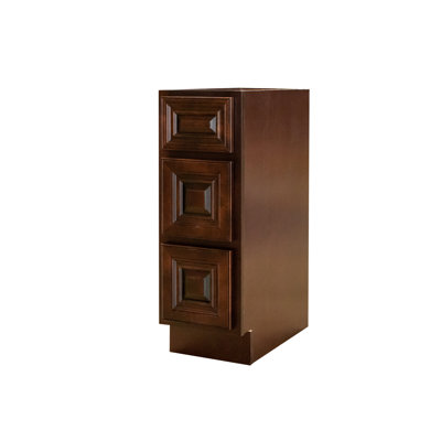 24" W Ready-to-Assemble 3-Drawers Single Bathroom Vanity Base Only
