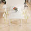 Lot de 4 chaises modernes à rayures avec pieds en polypropylène imperméable et métal pour repas à l'intérieur/extérieur, assise bicolore blanc crème et jaune grainé pour balcon.