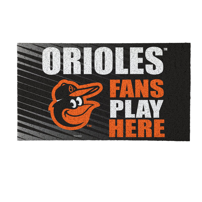 Baltimore Orioles Fan PVC Mat, 28"x16"