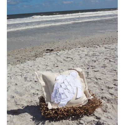 Cotton Reversible Throw Pillow