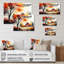 Calm Red Barn In Spring V - ferme / campagne, art mural sur toile-1640500064