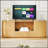 64-Inch Wavy TV Stand with Rounded Sideboard, Spacious Storage Cabinet, Wooden Vertical Stripes for Modern Living Spaces, Natural Finish-1873765301
