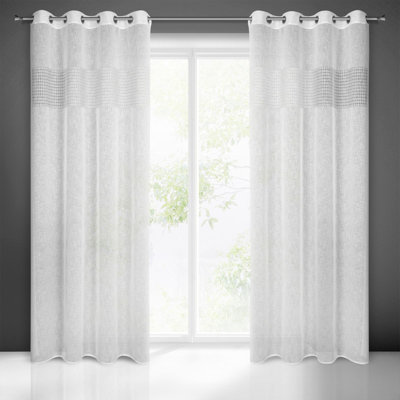 Hadlei Semi -transparent Curtains Single Panel