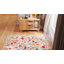 Tapis lavable doux avec tapis d'inspiration rétro patiné à poils longs pour le salon, la salle à manger et la chambre à coucher-1180780653