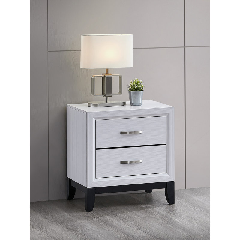 Table de chevet, blanc