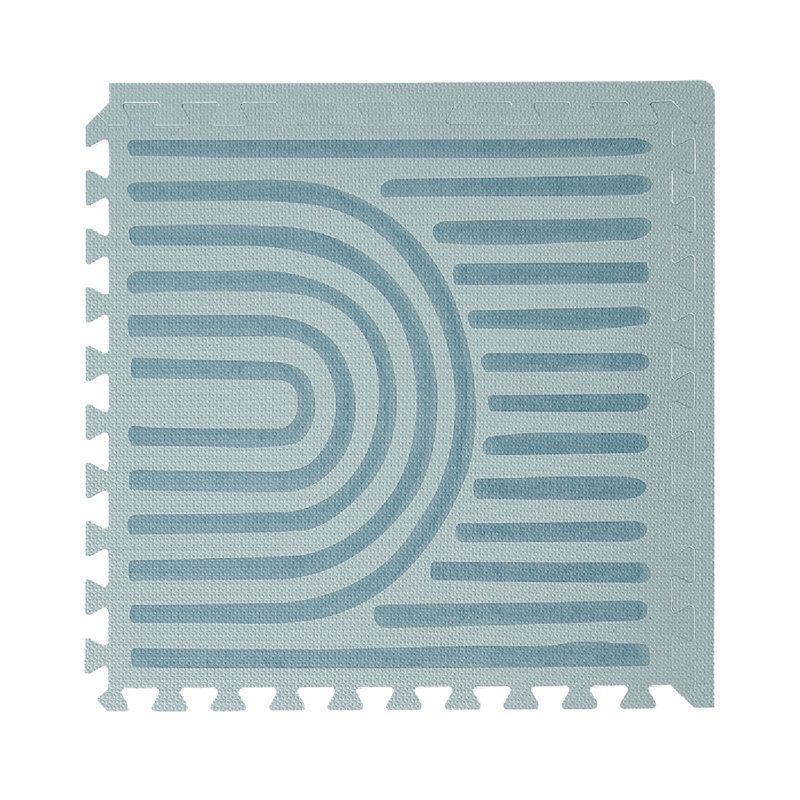 Haven Mat- Linear Linen, Green