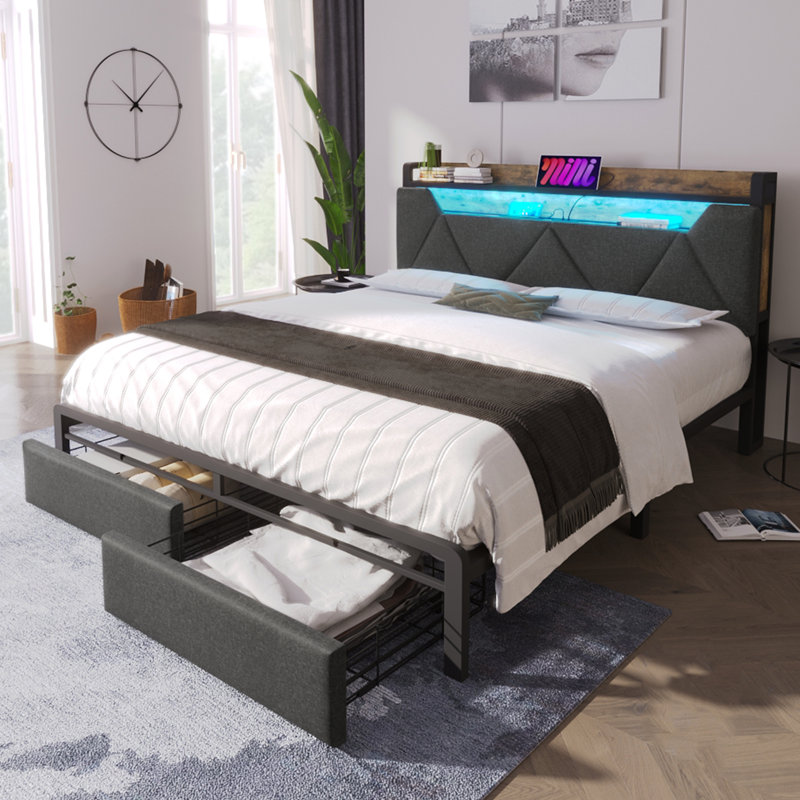 Solid Wood Bed