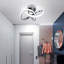 Aynslee 3-Light LED Semi Flush Mount-291041348