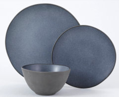 Service de table Gibson Elite (assiettes et bols), 12 pièces, pour 4 personnes
