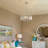 4-chrome round dimmable crystal chandelier