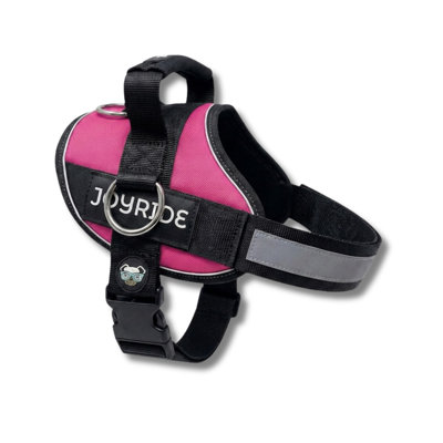 ProMounts Side Ring No Pull Dog Harness, No Choke, Escape Proof, Reflective Pet Vest with 3 Leash Clips for Medium & Large Dogs | Pink