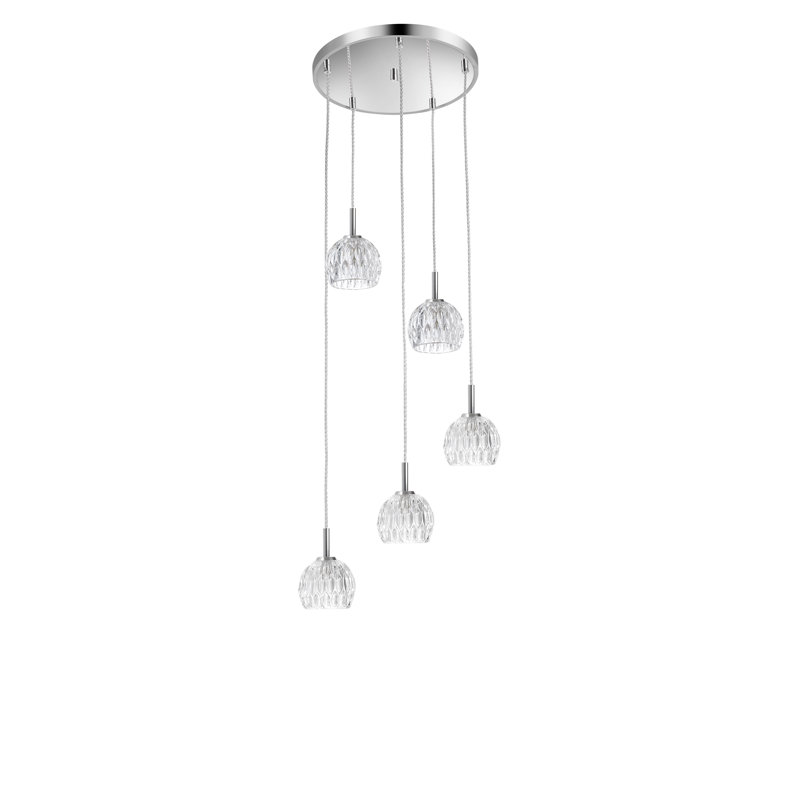 5 - Light Chrome Cluster Pendant