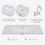 Ensemble de meuble-lavabo 36 po avec lavabo, une armoire et trois tiroirs-506183566