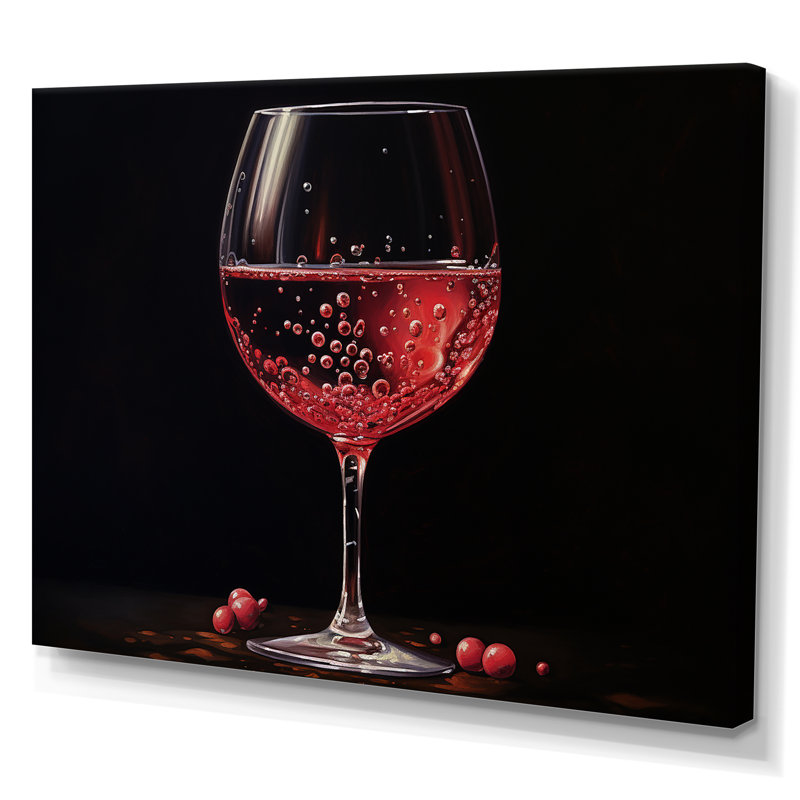«Garnet Glimmer I», reproduction sur toile, Toile tendue, H 12 po x l 20 po x P 1 po