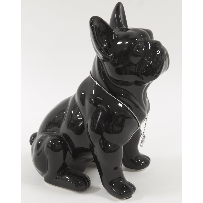 Altamese Figurines & Sculptures, Black/Silver, 22cm H x 18cm W x 11.5cm D