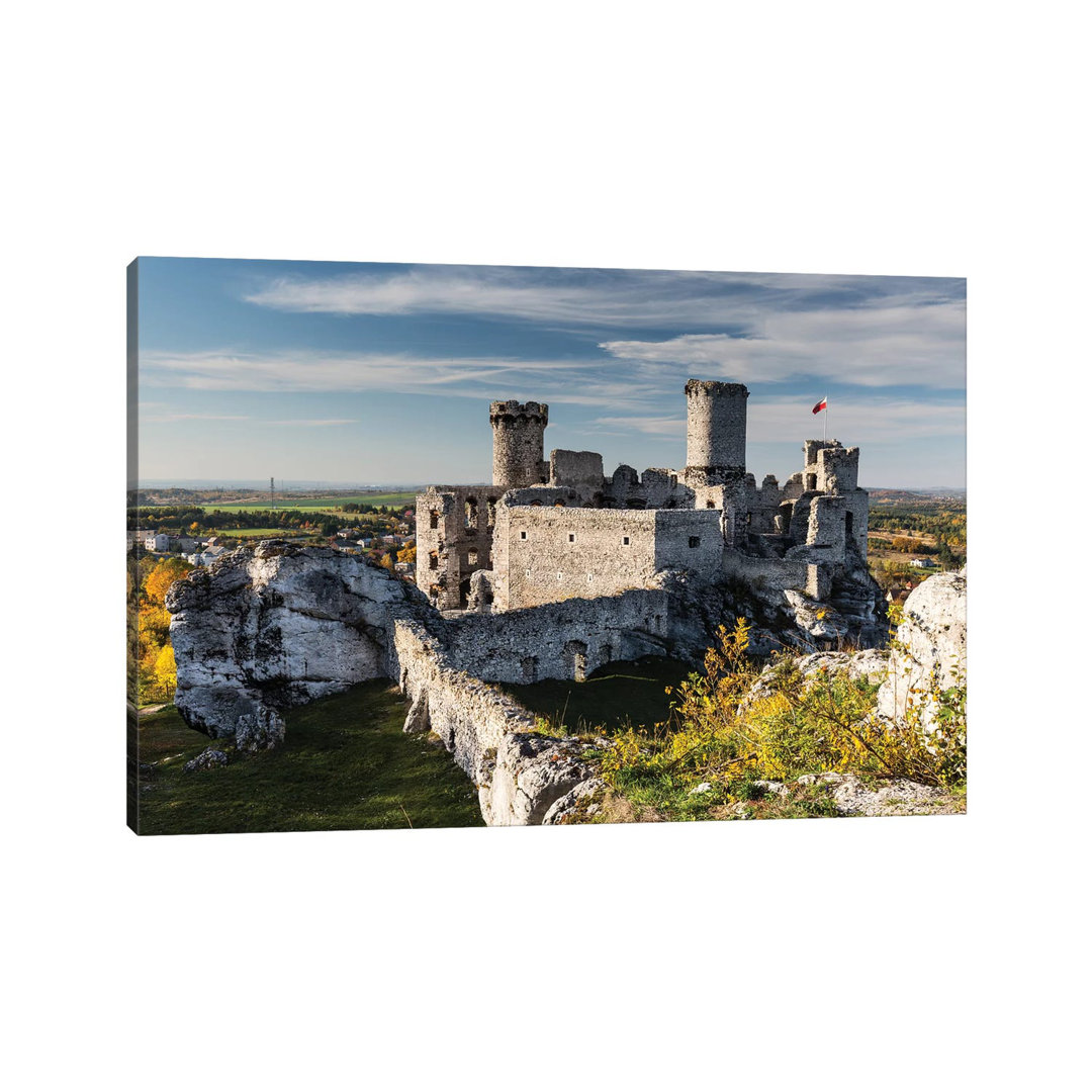 Ogrodzieniec Castle, Jura, Poland by Mikolaj Gospodarek - Wrapped Canvas Print