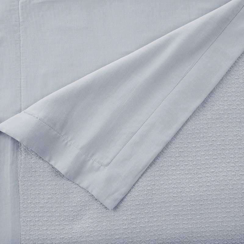 Vellux Sheet Blanket, King, Light Blue