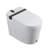 Smart Toilet with Bidet Seat Built-in,Auto Open/Close Seat, Foot Sensor, LED Display,Night Light, Warm Water & Dryer,Revolving lamp,Side Knob With Multiple Controls
