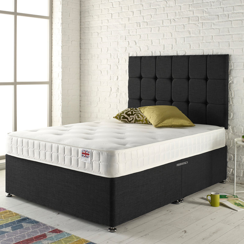 Handmade Cooling Foam Free Tufted Bonnell Mattress, Kingsize (5')