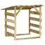 Alpen Home Pergolas With Roofs 6 Pcs 100X90x100 Cm Impregnated Pinewood