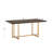 Pfarr Rectangular Solid Wood Top Dining Table
