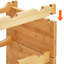 Wine Bottle Rack Brown-350025395