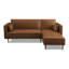 Kishanna 3 Seater Faux Leather Sofa Bed-295639844