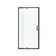 Adjustable 32-36 In.w X 72 In.h Framed Pivot Shower Door In Chrome With Clear Glass And Stainless Steel Finish Handle