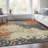 Machine Washable Indoor/Outdoor Xhevrie Paprika Rug-2096421680