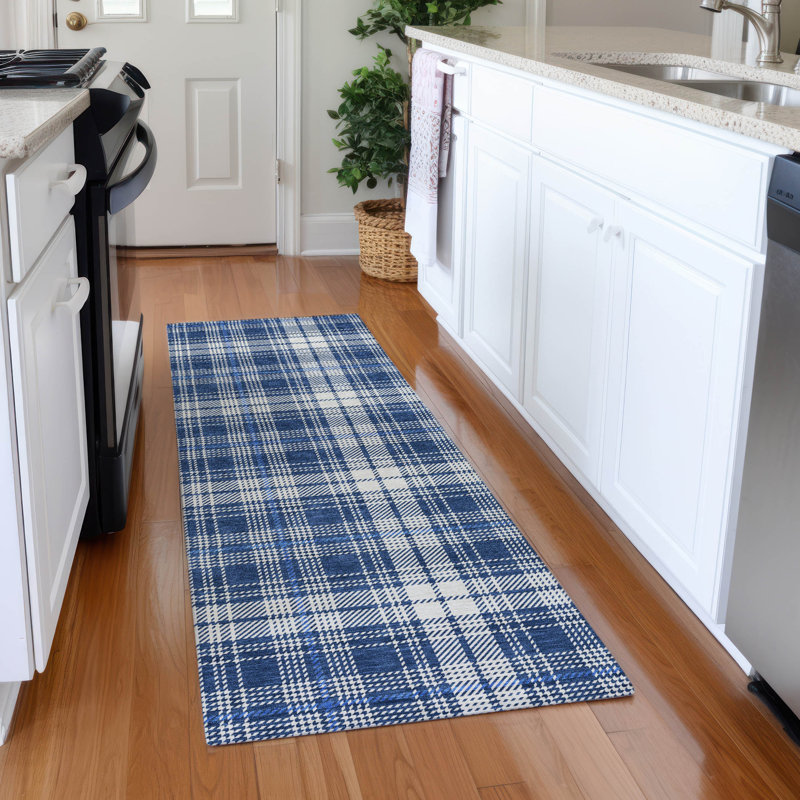  Machine Washable Indoor/Outdoor Chayden ACN993 Beige Rug, Runner 2'3" x 7'6"