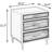 3-drawer Accent Table