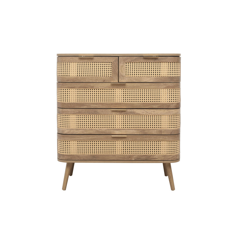 Amanni 85cm W Chest of Drawers, Oak