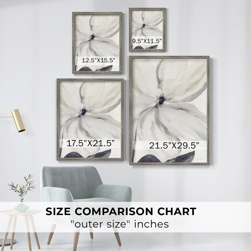 Daybreak Bloom I Framed Print - Solid Wood 46823, 11" H x 9" W
