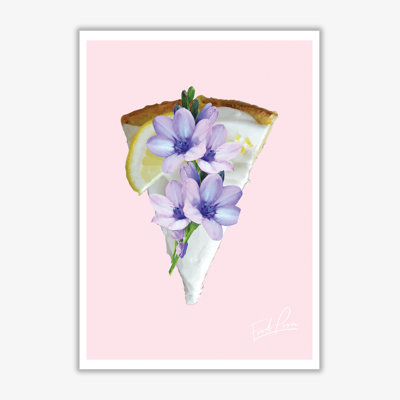 Lemon Tart Floral Food Porn - Painting
