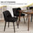 17.5" Seat Height Upholstered Full Back Side Dining Chair With No Need Tool-257172176