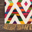 Cotton Geometric Indoor Rug-69592652