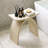 Freestanding Shower Seat Solid Surface Shower Stool（Milk-coffee）-137439463