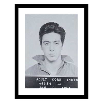 " Al Pacino 1961 Mugshot " Painting Print
