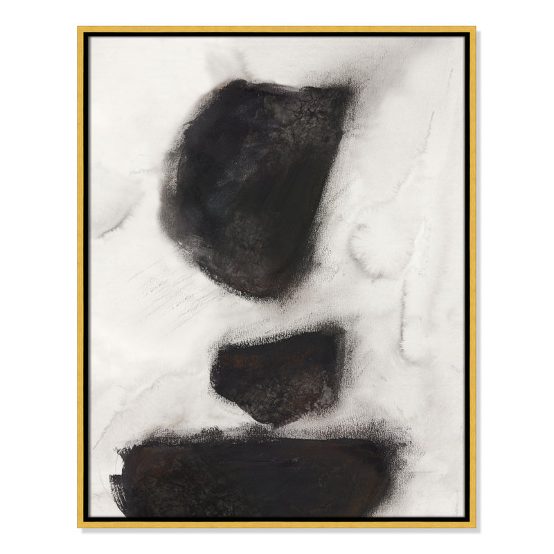 Elegant Contrast II Print by Casa Fine Arts, 29.5" H x 23.5" W, Gold