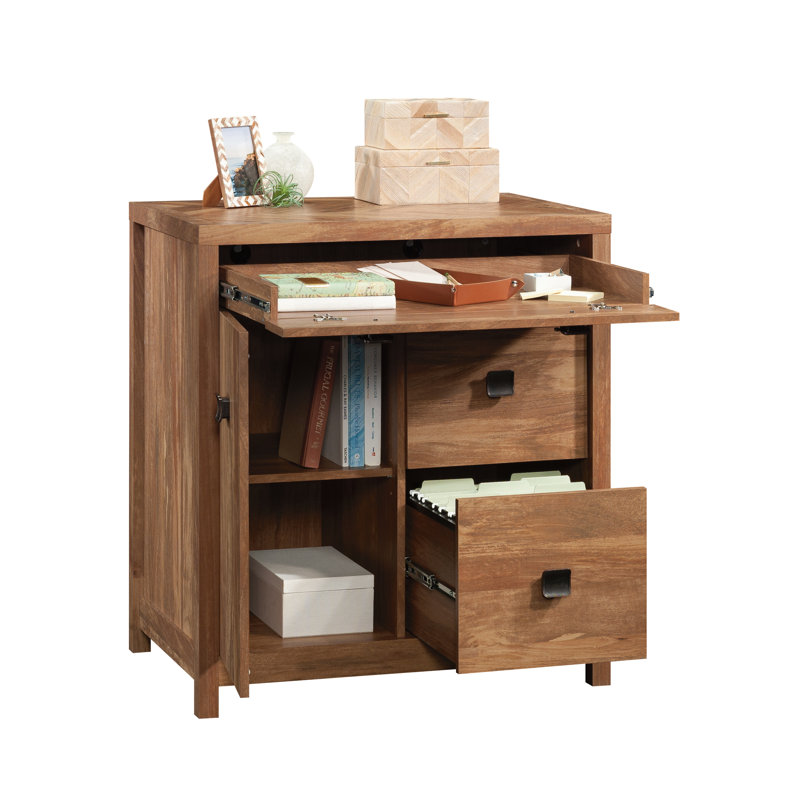 Gassin 22.05'' Wide 1 - Drawer Storage Cabinet with Cable Management