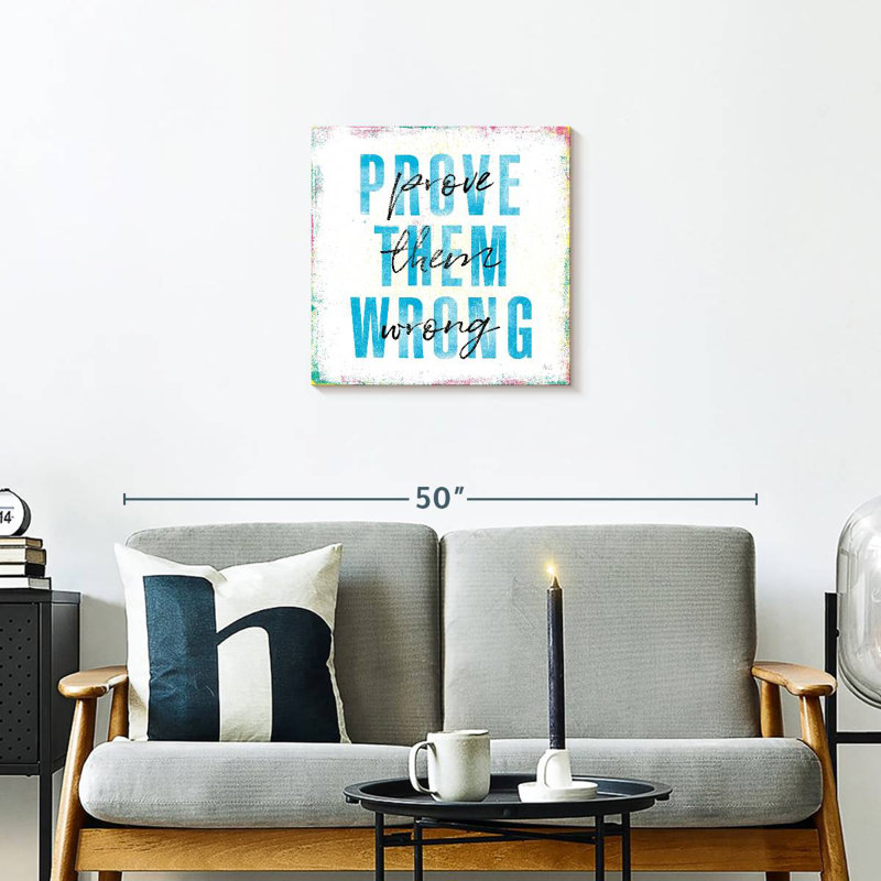 Tergel Prove Them Wrong, 20" H x 20" W